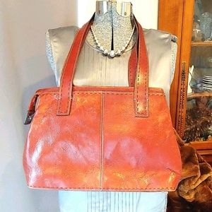 Vintage Fossil Brown Leather Bag